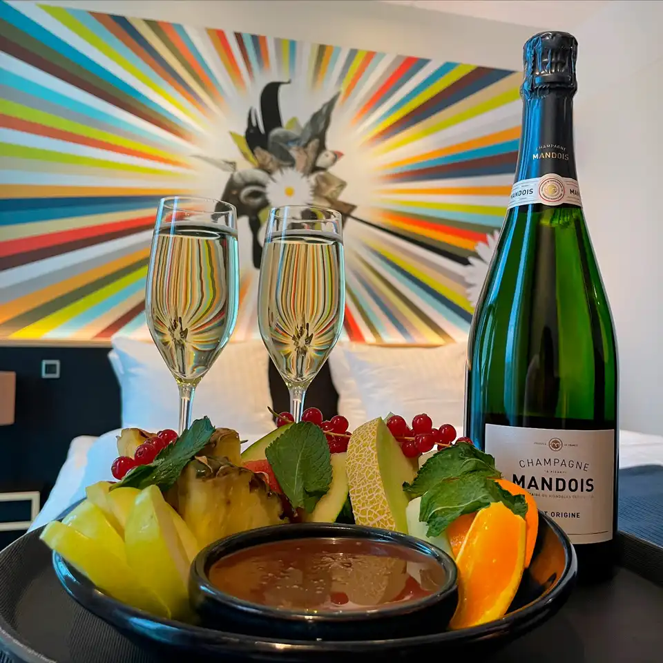 Mandois Sjampanja, sjokuláta & frukt